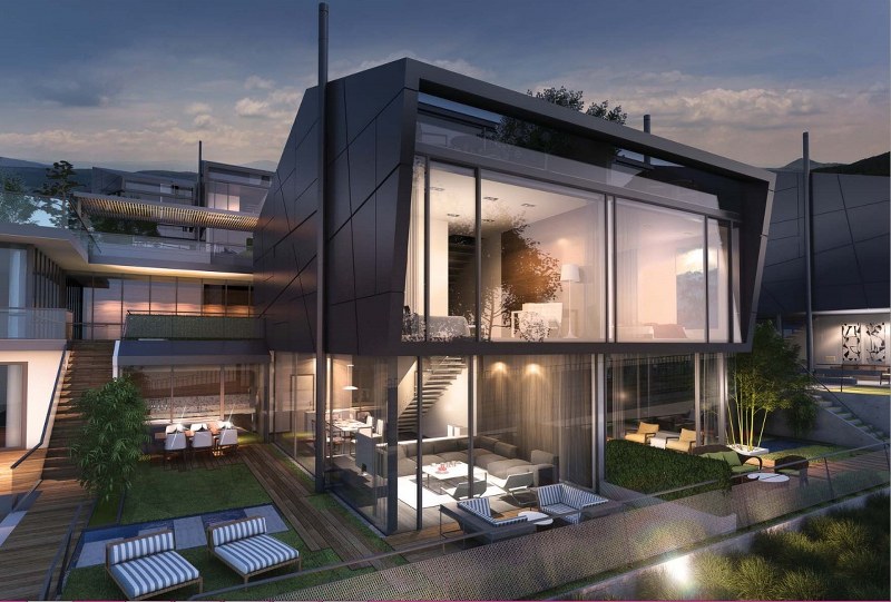 Zekeriyakoy modern conceptual villas- external