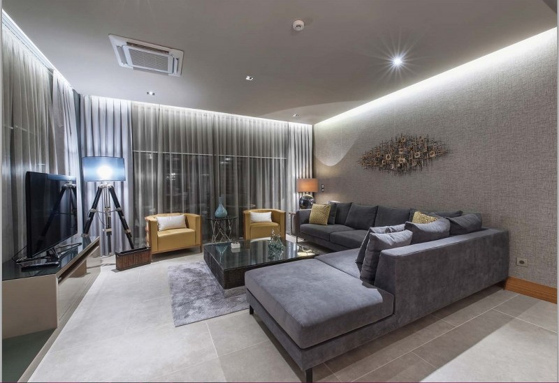 Zekeriyakoy modern conceptual villas- living area