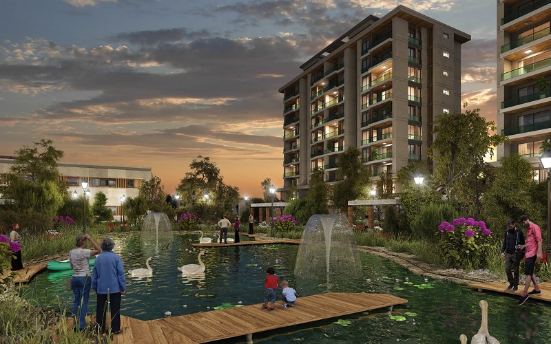 	 Sea View Istanbul Smart Homes - Lagoon lake