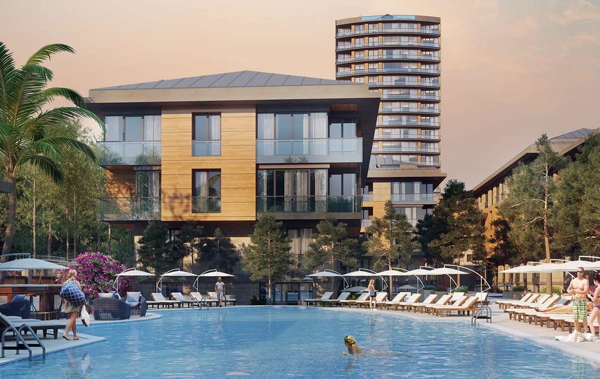 Asian Istanbul Seaside Apartments - Communal pool