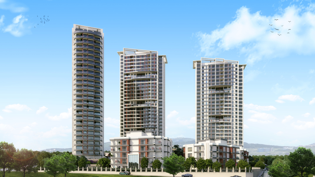 Asian Istanbul Sea View Apartments - High and low-rise blocks
