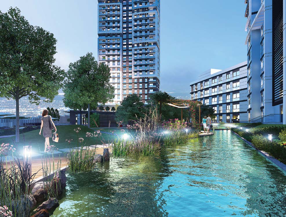 Asian Istanbul Sea View Apartments - Decorative ponds