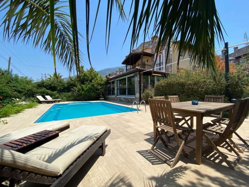 Traditional Ovacik Villa for sale - Spacious Gardens