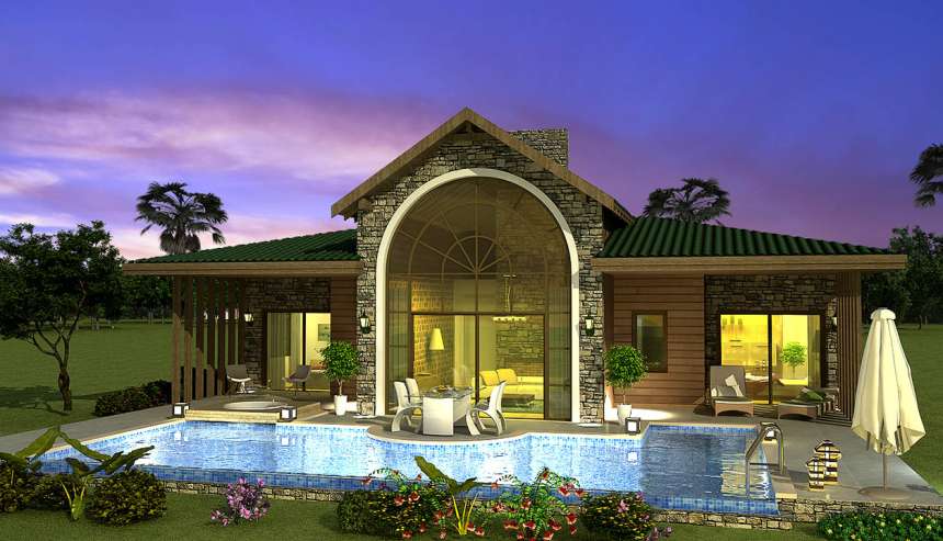 Off-plan Luxury Ovacik Bungalow - Off-plan project