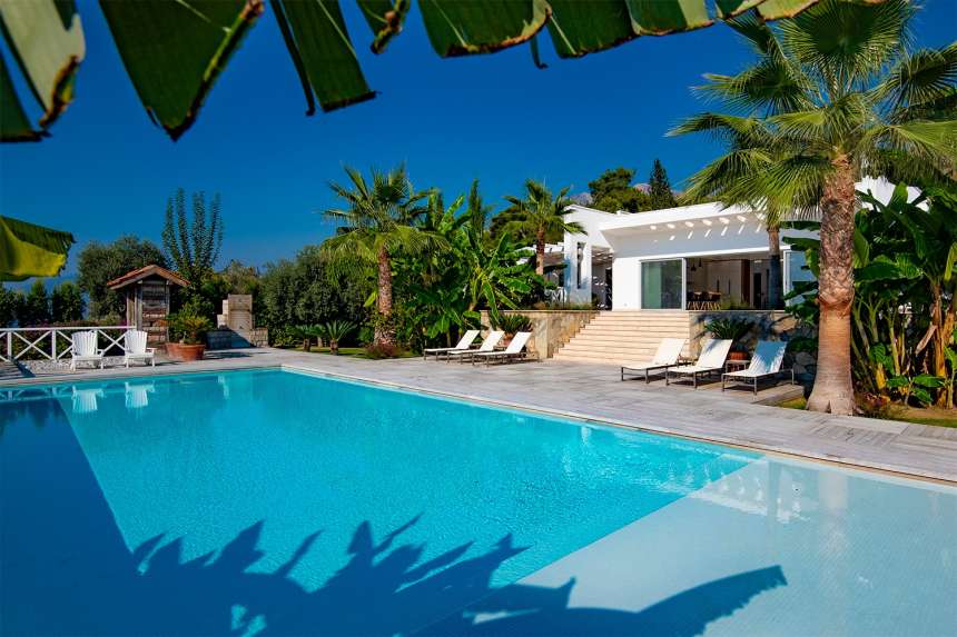 Panoramic Sea View Faralya Bungalow - Large walk-in pool