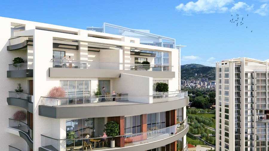 Anatolian Istanbul Sea View Apartments - Ample outdoor living space