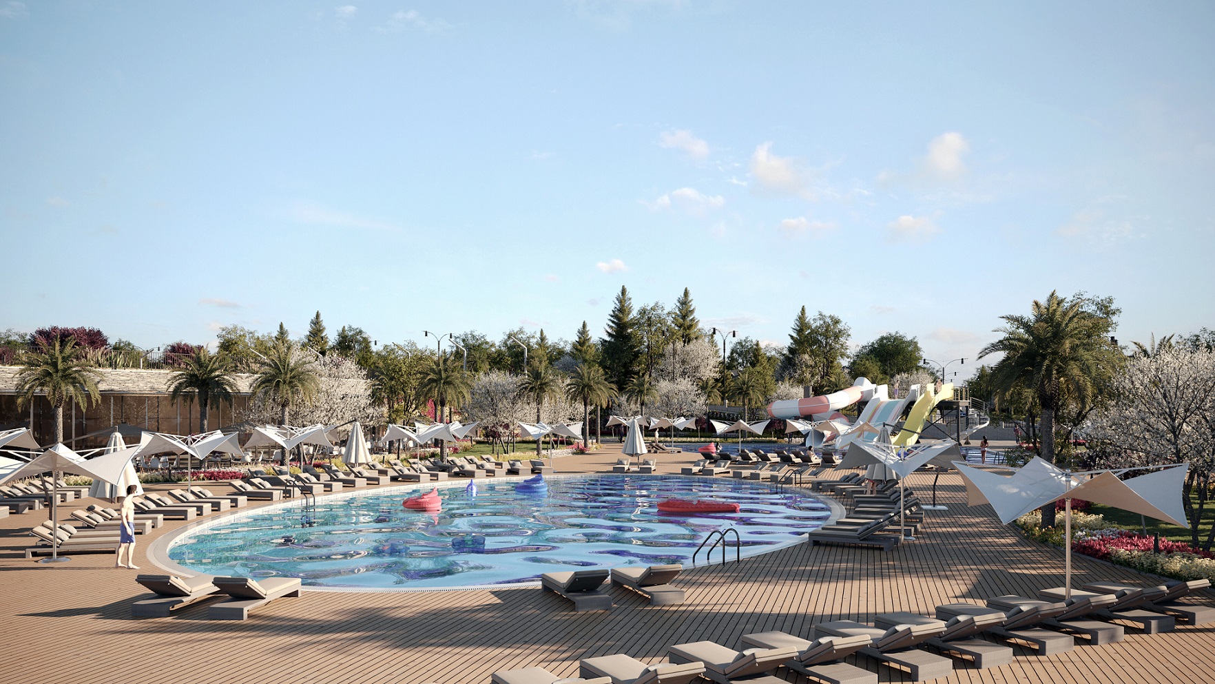 European Istanbul Apartments - Off-Plan - Outdoor pool