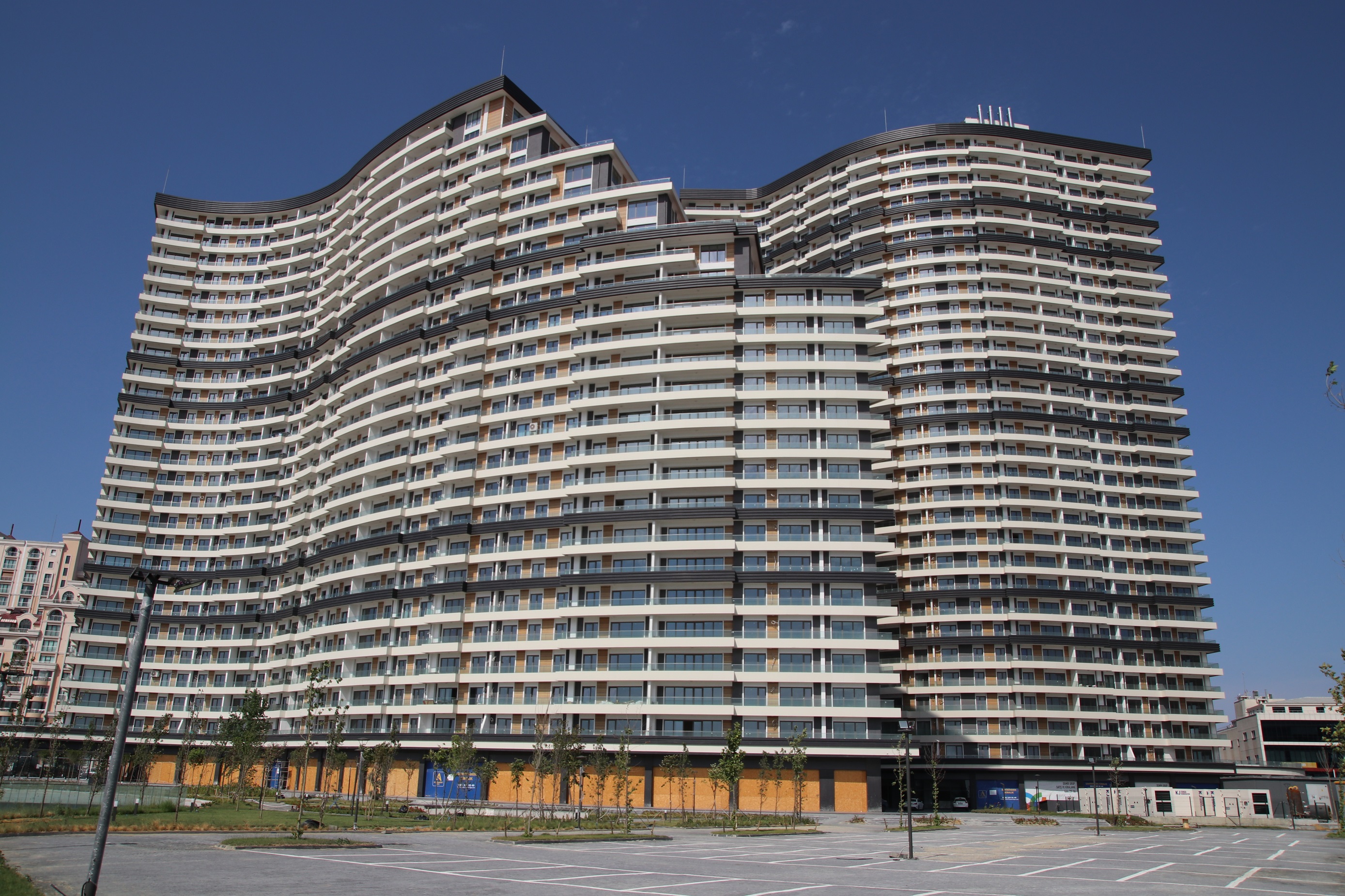 Main view of the complex