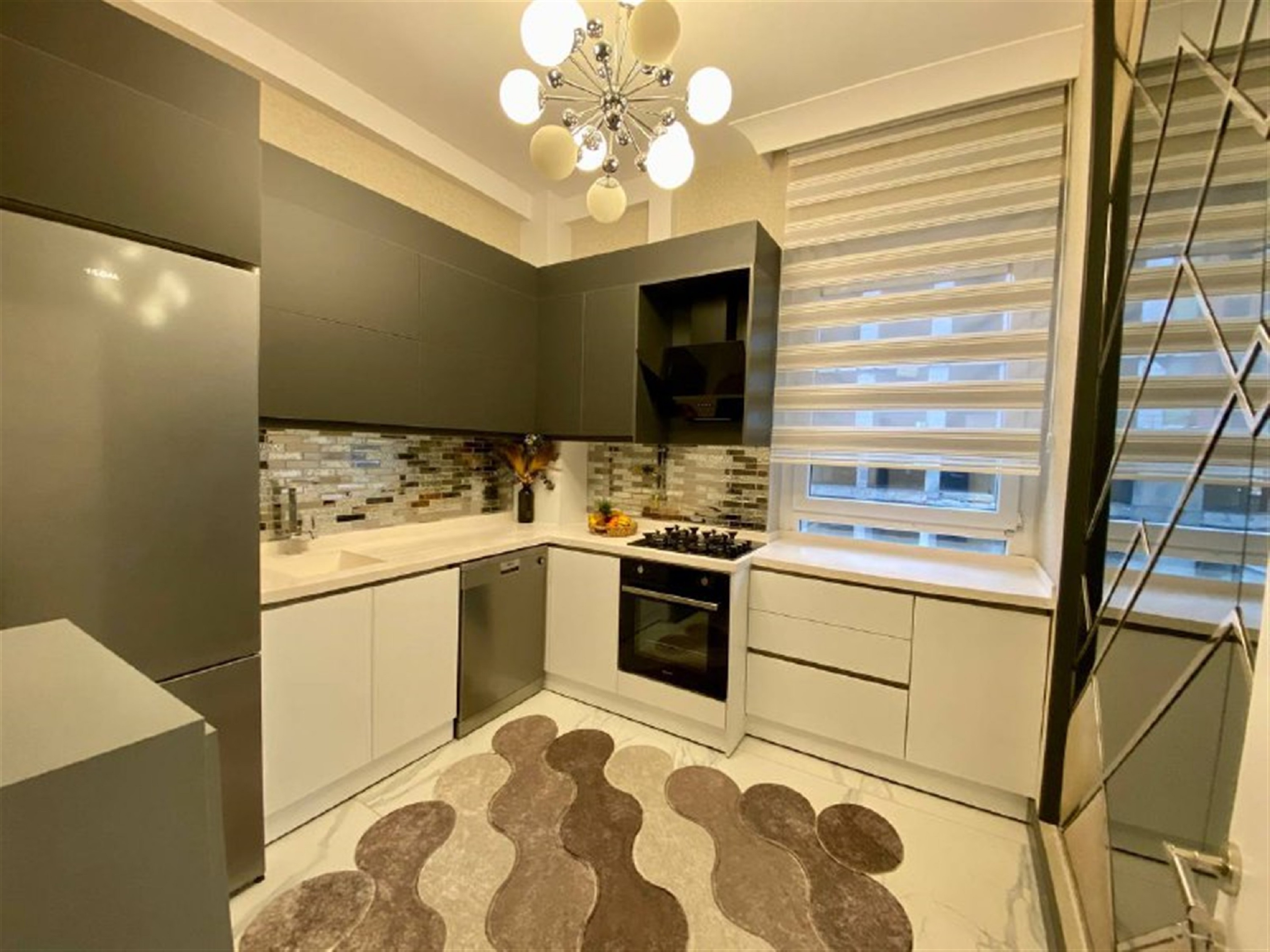 Luxury Istanbul Apartments - Off-Plan - A fully installed stylish kitchen