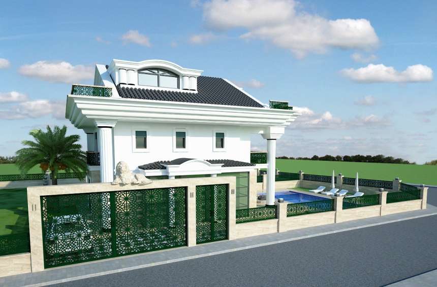 Deluxe Calis Villas - Off-Plan - Walled and gated gardens