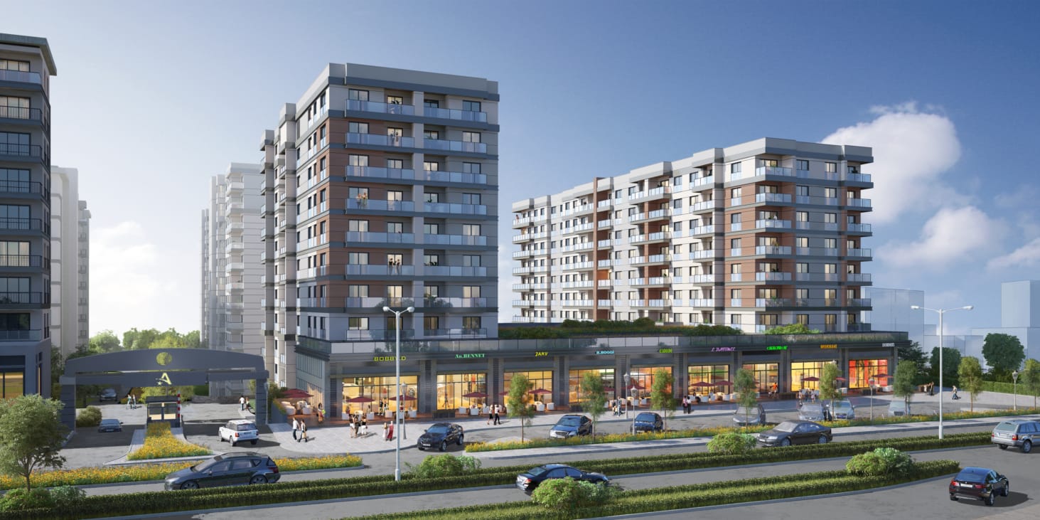 Prime Location Modern Istanbul Apartments - Modern complex