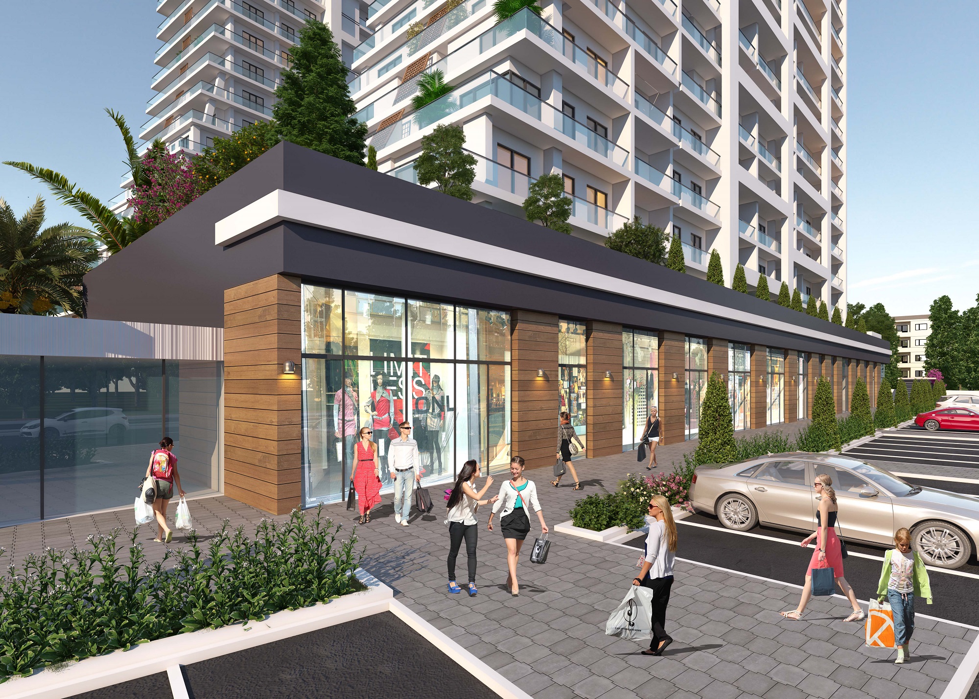 Affordable Istanbul Apartments - Off-Plan  - Shops, cafes and restaurants