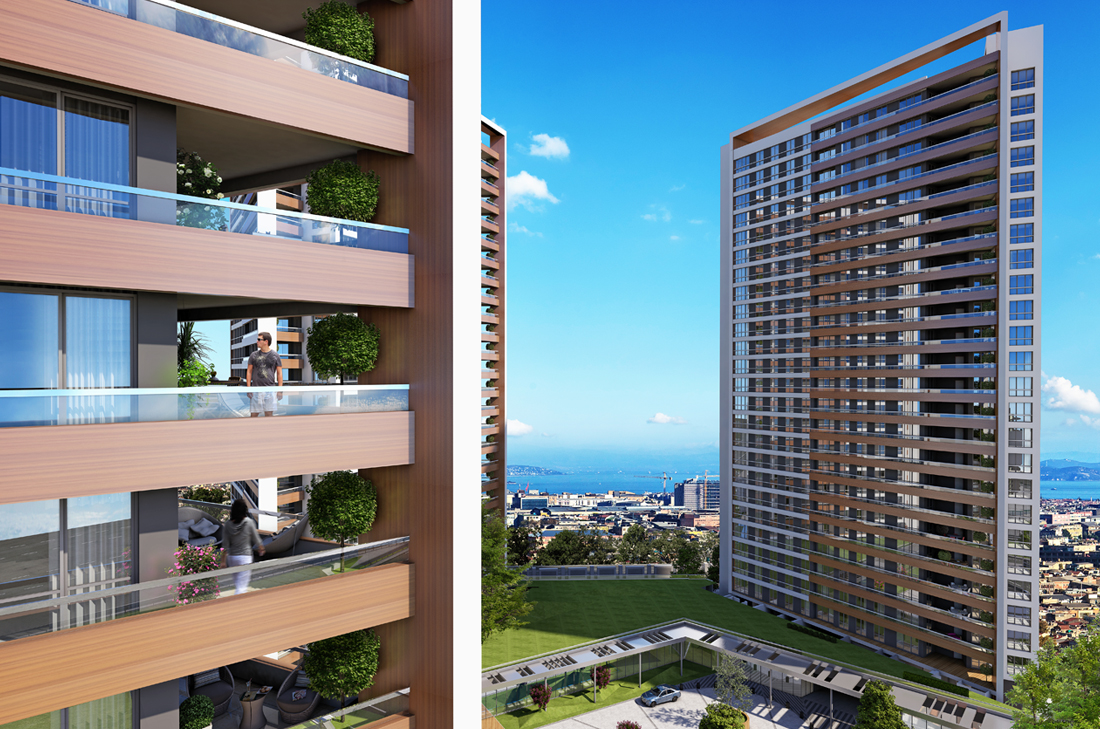 City Centre Istanbul Apartments - Sea Views - Key ready luxury homes