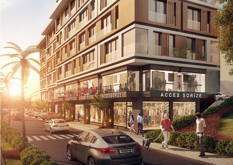 Luxury Apartments - Istanbul City Centre - Low rise apartment block
