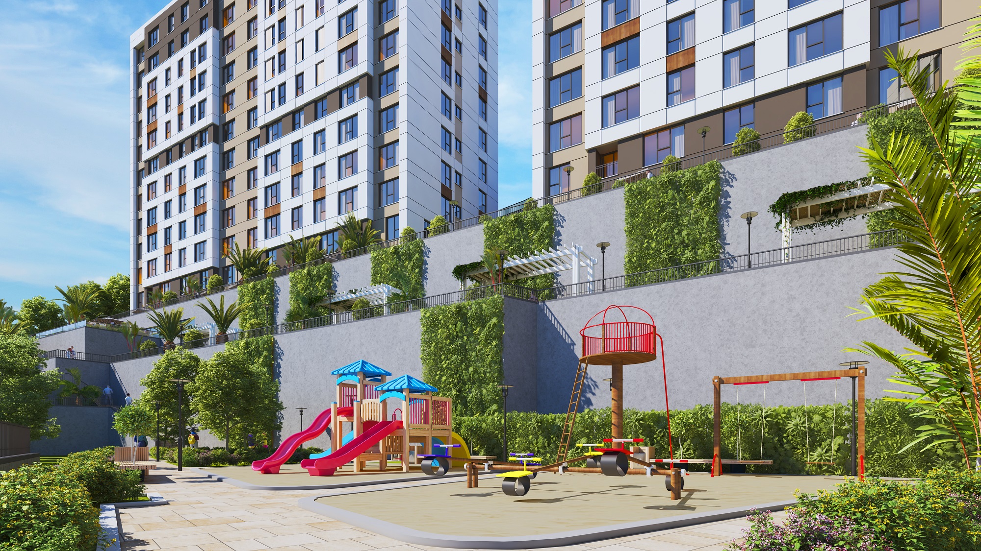 Istanbul Modern Apartments - Eyup - Children's play area