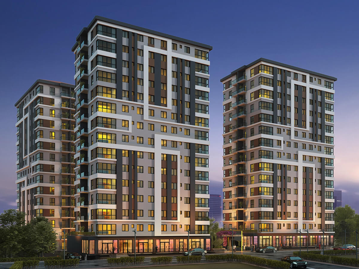 Luxury Apartments - Umraniye, Asian Istanbul - Small shopping centre on-site