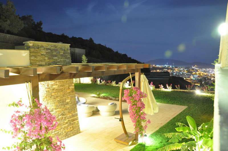 Luxury Apartment for sale in Bodrum, Konacik - Evening views across Bodrum