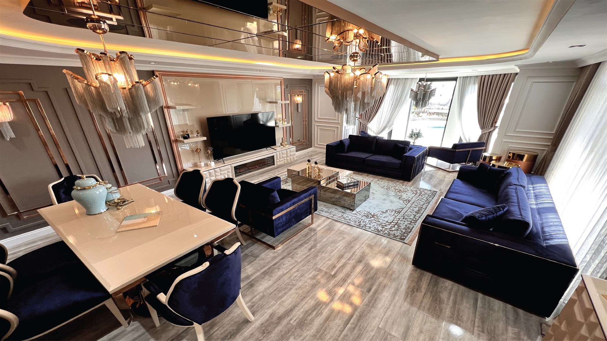 Newly Built Istanbul Spa Villas For Sale – Spacious luxury living space