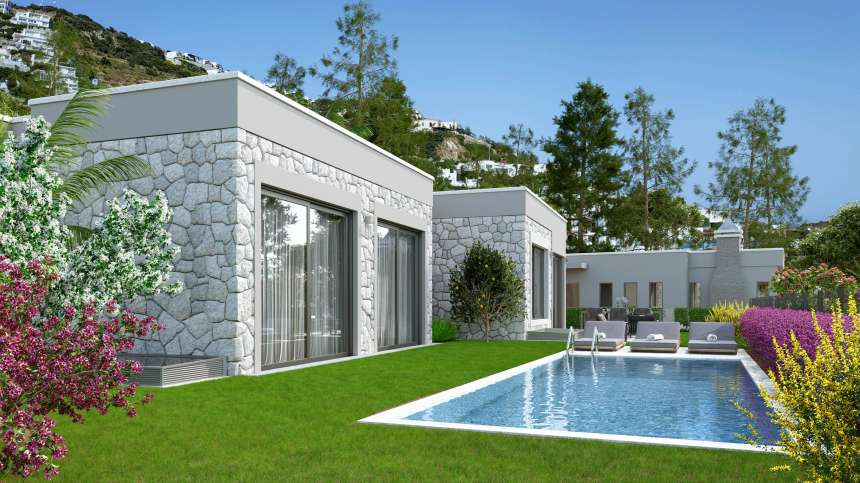 Off-Plan Yalikavak Luxury Villas - Private swimming pools
