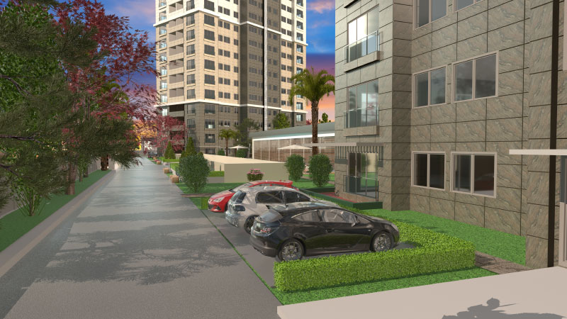 Asian Istanbul Sea View Apartments - Indoor and outdoor parking