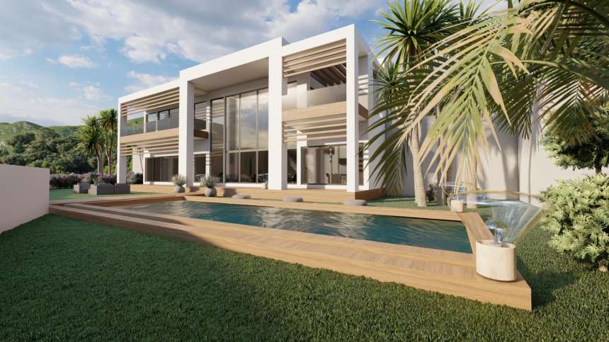 Contemporary Sea View Villa - Yalikavak - Decked terraces