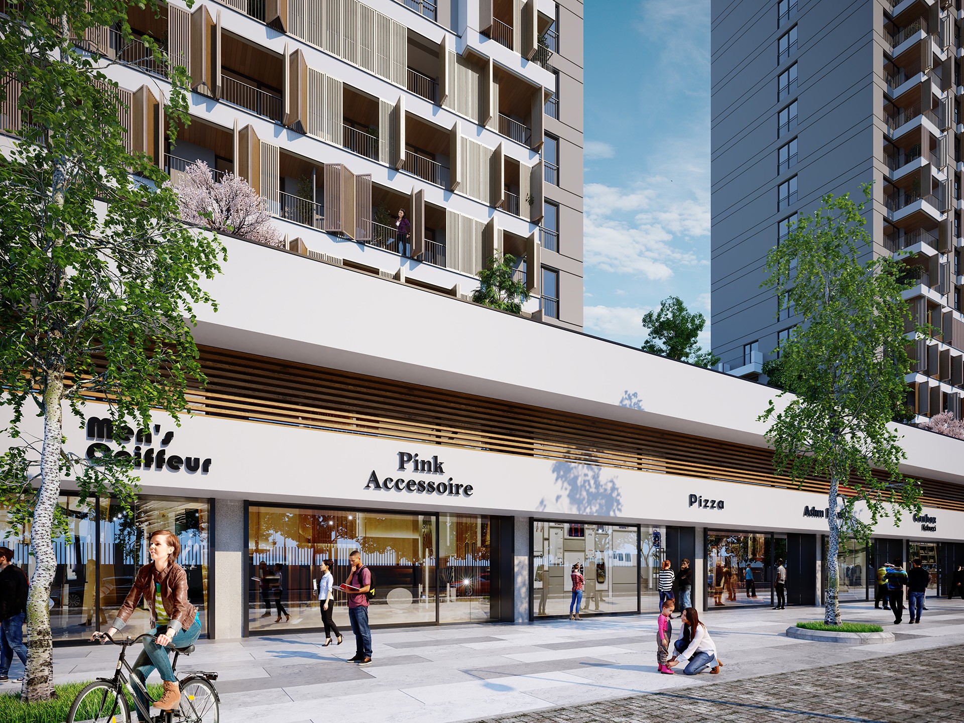 Sea View Istanbul Asian Apartments - On-site shopping and dining