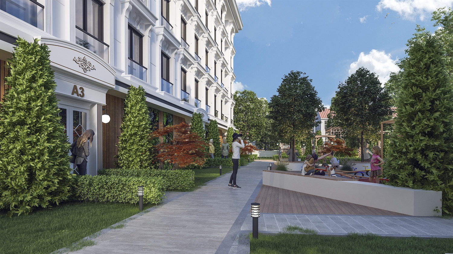 Istanbul Smart Home Apartments - Turnkey - Low rise complex