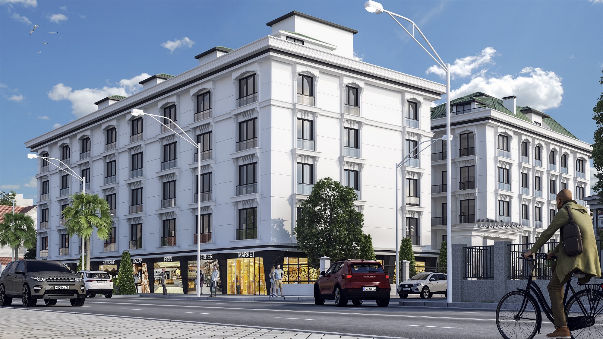 Istanbul Smart Home Apartments - Turnkey - Shopping and dining on-site