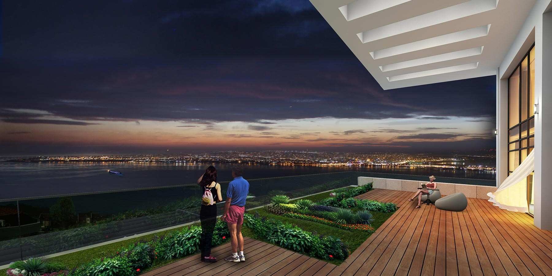 Property For Sale In Istanbul, Right By The Sea - Views from balcony