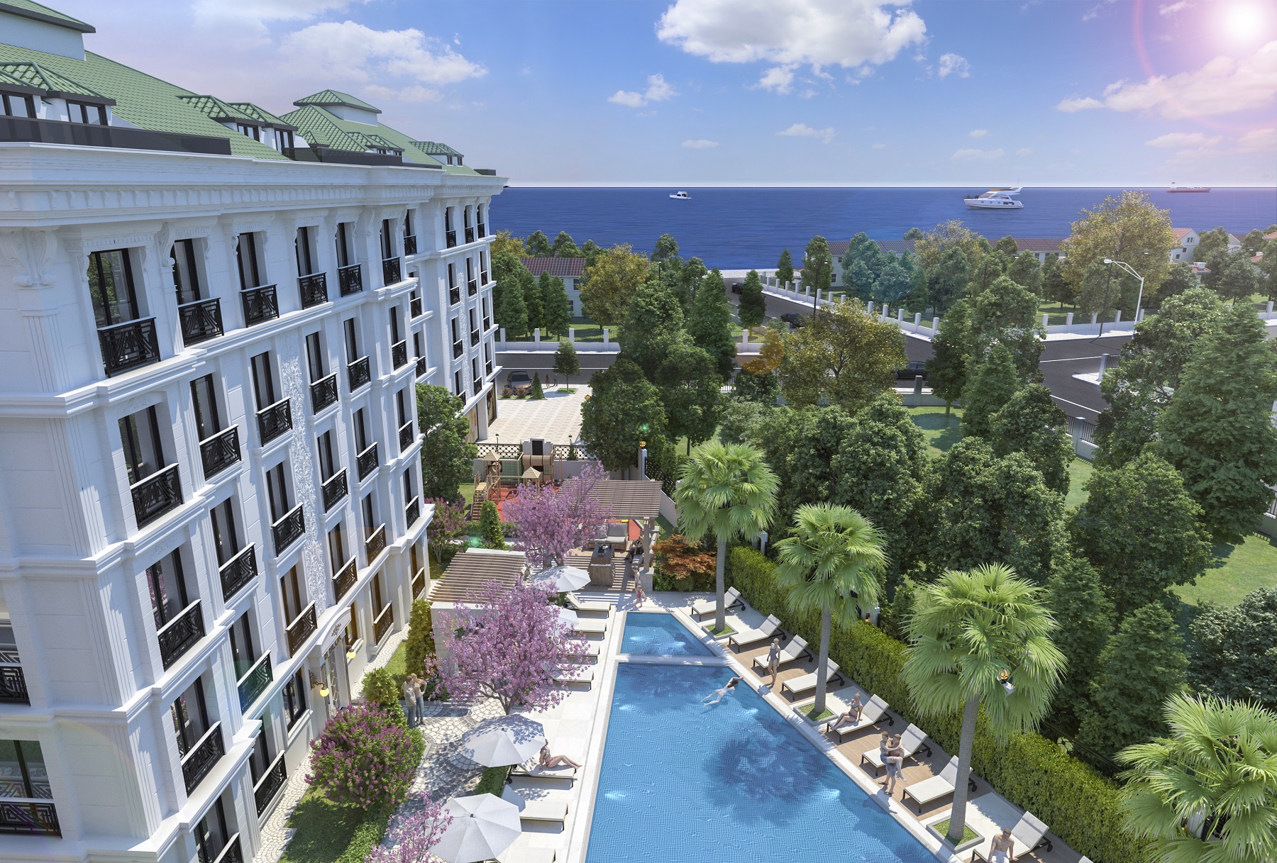 Luxury Sea View Istanbul Apartments - Sea or nature views