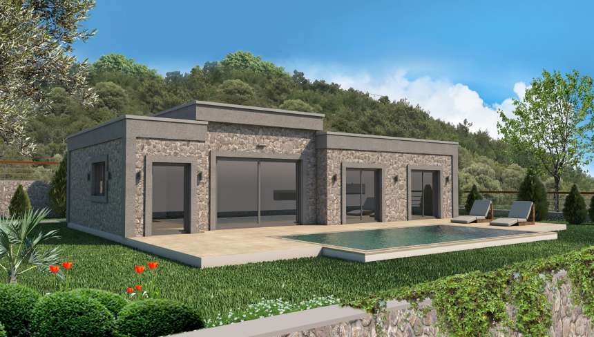 Nature View Stone Bungalows - Yalikavak - Natural green surroundings