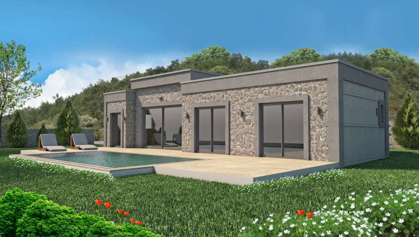 Nature View Stone Bungalows - Yalikavak - Private gardens