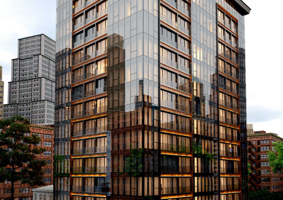 Luxury Apartments - Istanbul City Centre - Modern glass facade