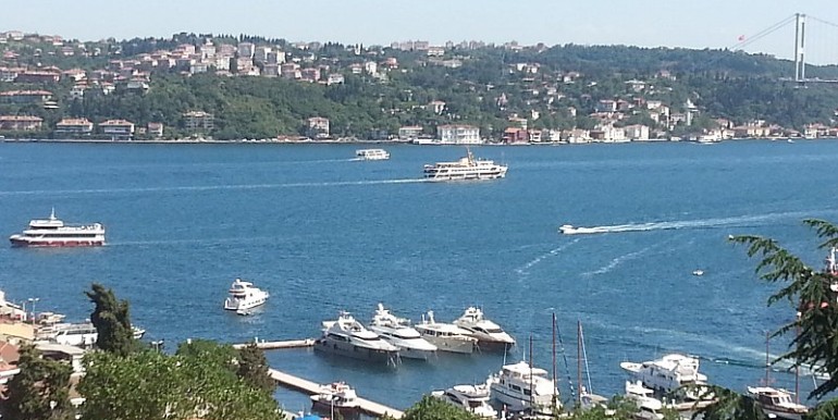 Istanbul Property For Sale Right By The Sea in Istinye - views from Balcony