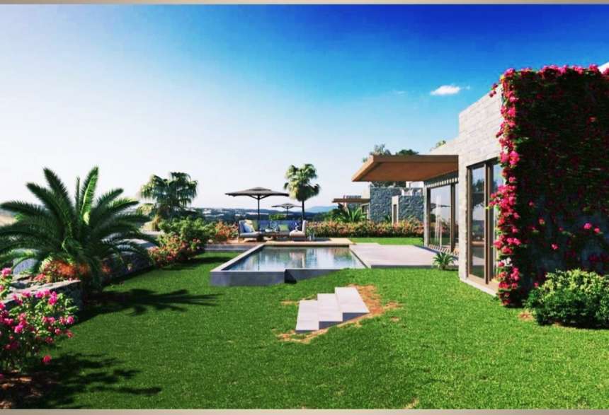 Bodrum Sea View Villas - Konacik - Landscaped gardens