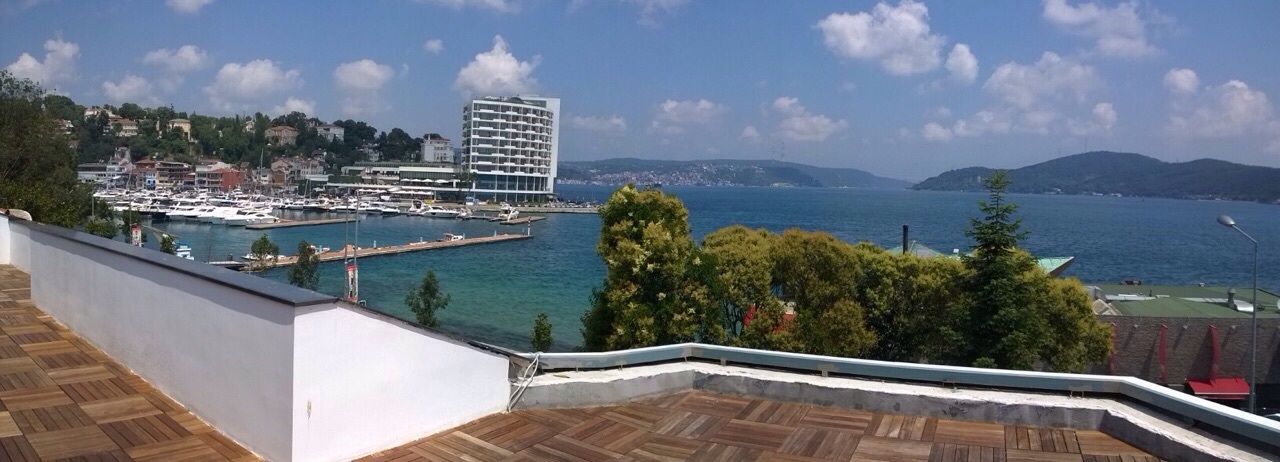 	 Private waterfront house for sale in Istanbul, Tarabya - Views from rooftop terrace