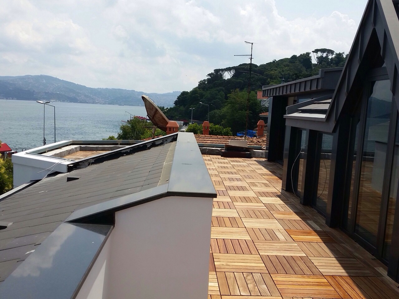 	 Private waterfront house for sale in Istanbul, Tarabya - Views from rooftop terrace