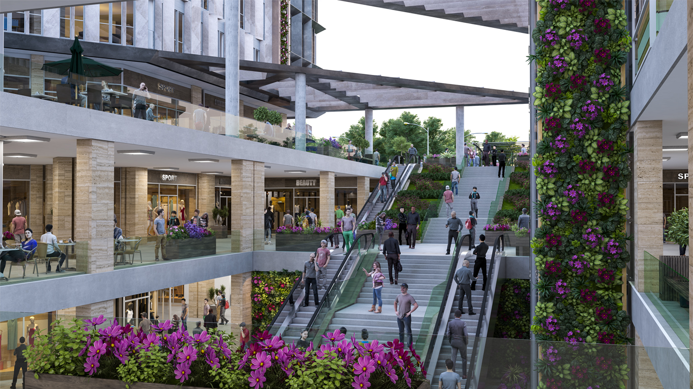 Near Completion Luxury Istanbul Apartments - Shopping, office and residence complex