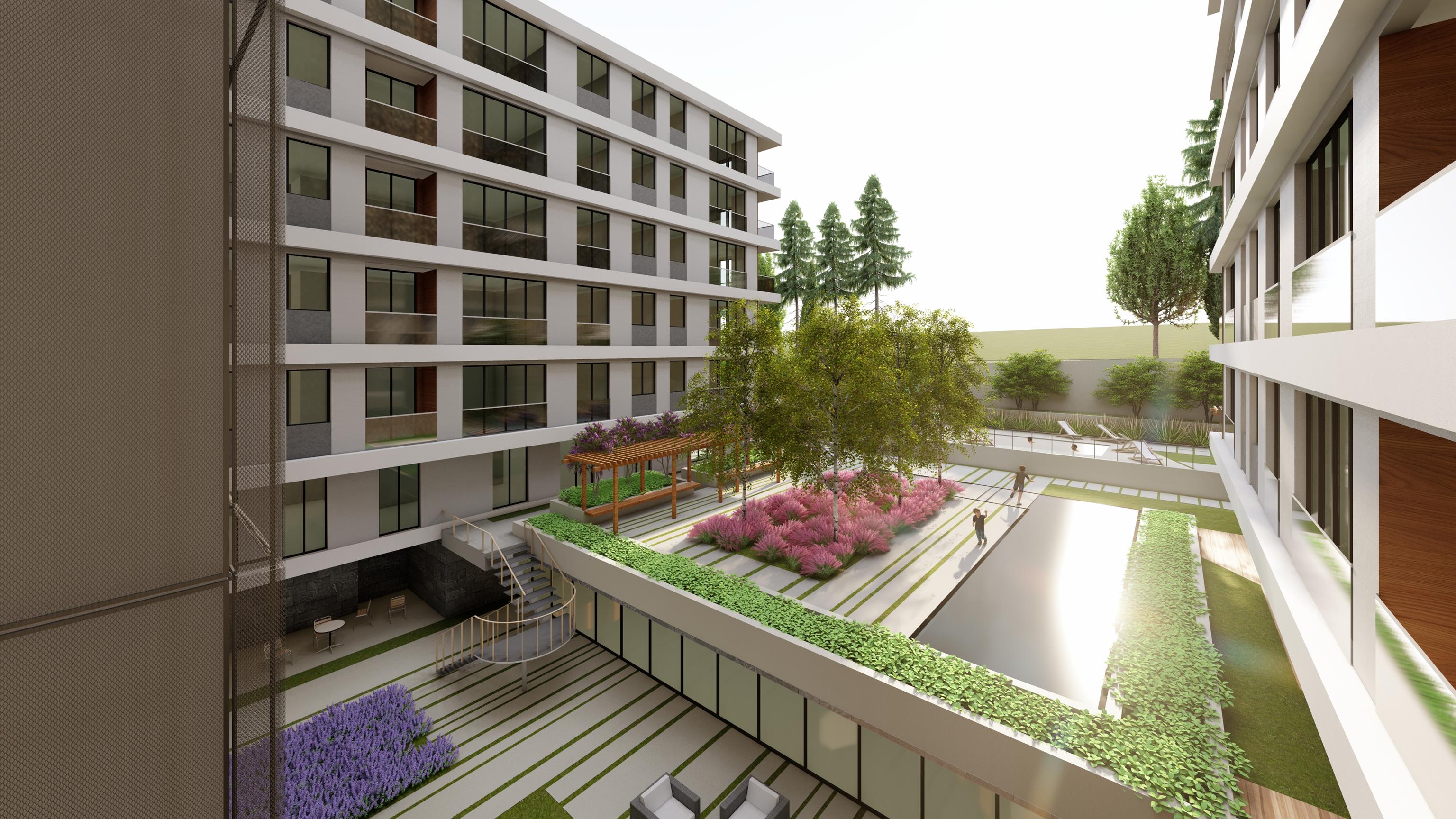 Off-Plan Luxury Istanbul Apartments - Landscaped gardens