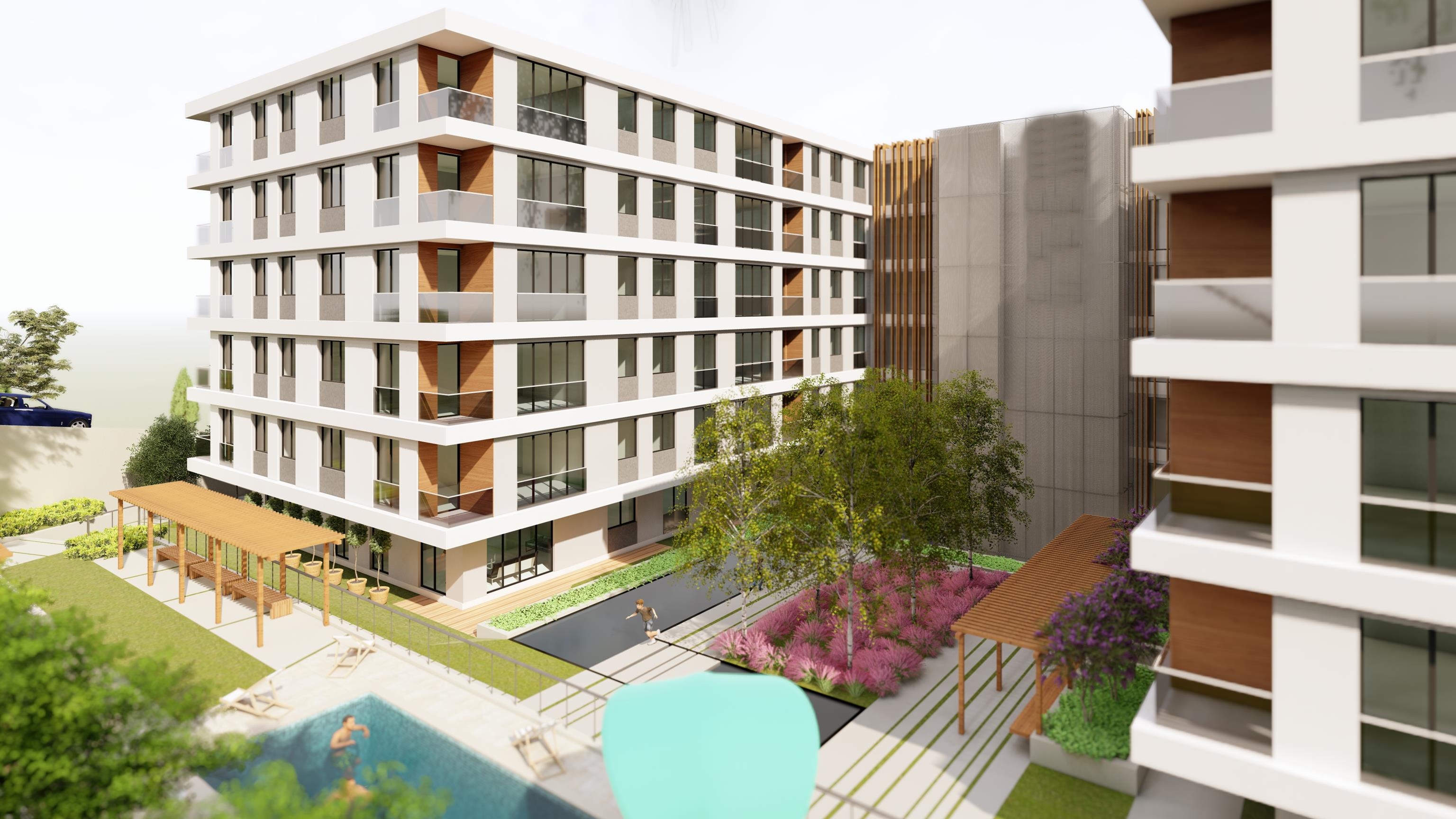 Off-Plan Luxury Istanbul Apartments - Outdoor pool