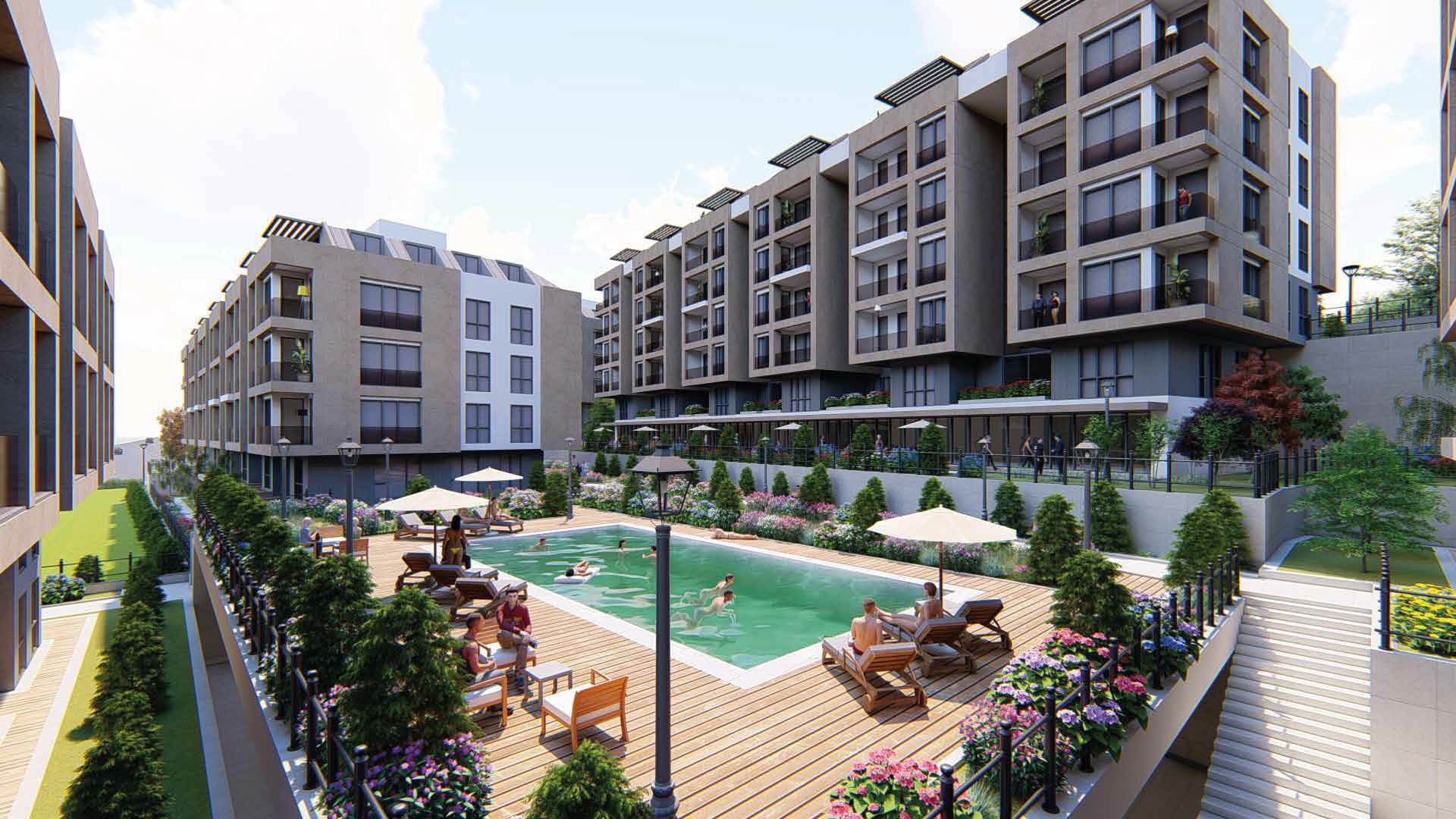 Istanbul Sea View Apartments - Off-Plan - Low rise complex