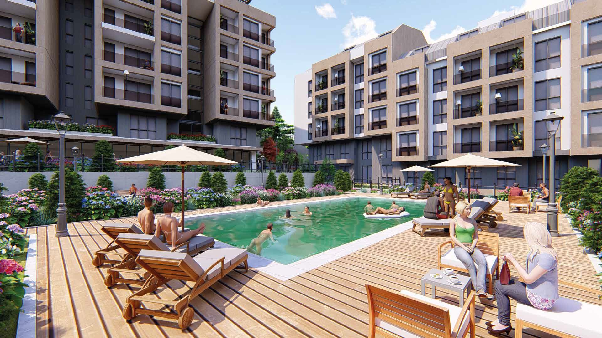 Istanbul Sea View Apartments - Off-Plan - Outdoor pool