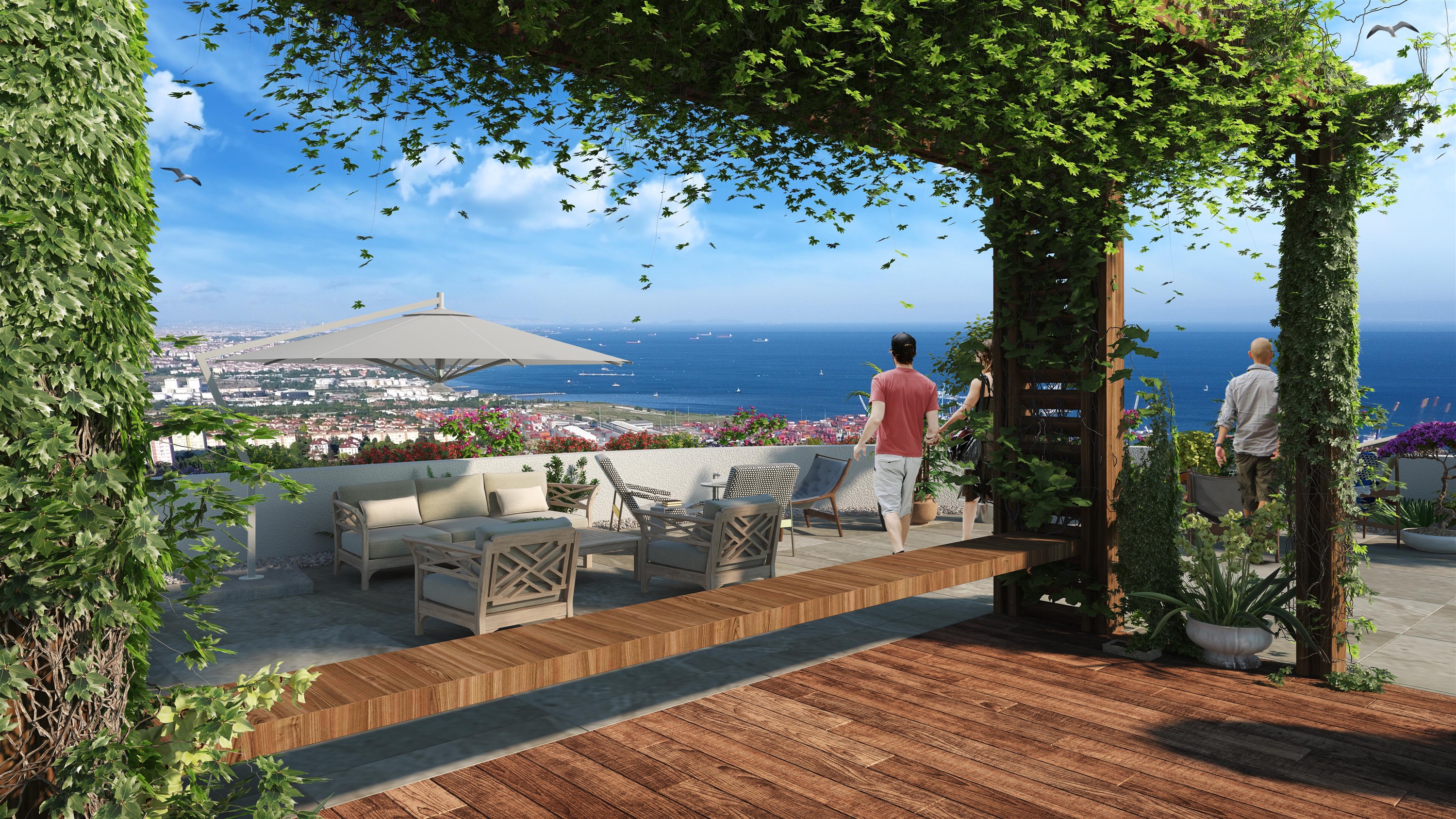 Sea View Smart Homes - Istanbul -Sea and Marina views