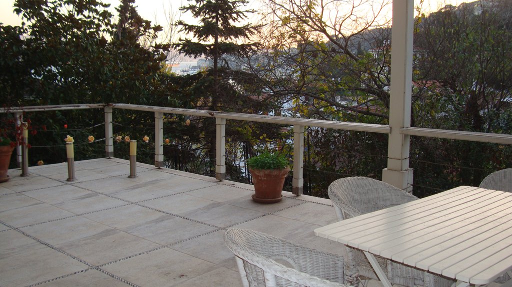 Istanbul House For Sale In Prestigious Bebek- View from terrace