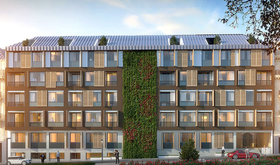 Istanbul City Centre Apartments - Sisli - Vertical gardens