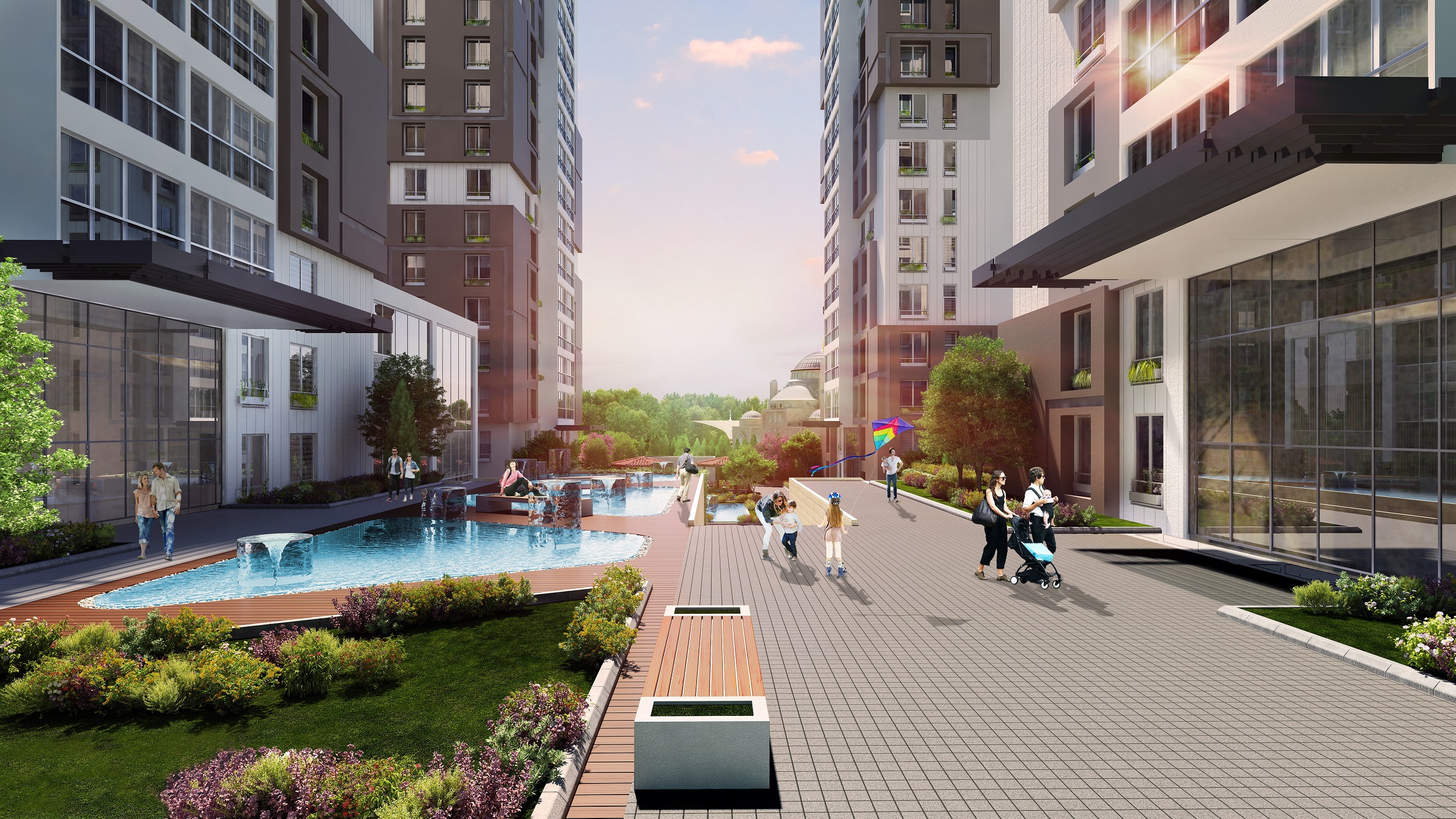 Luxury Istanbul Apartments - 0% Terms - Vast landscaped gardens