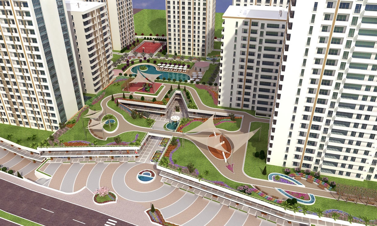 Turnkey Modern Istanbul Apartments - Large modern complex