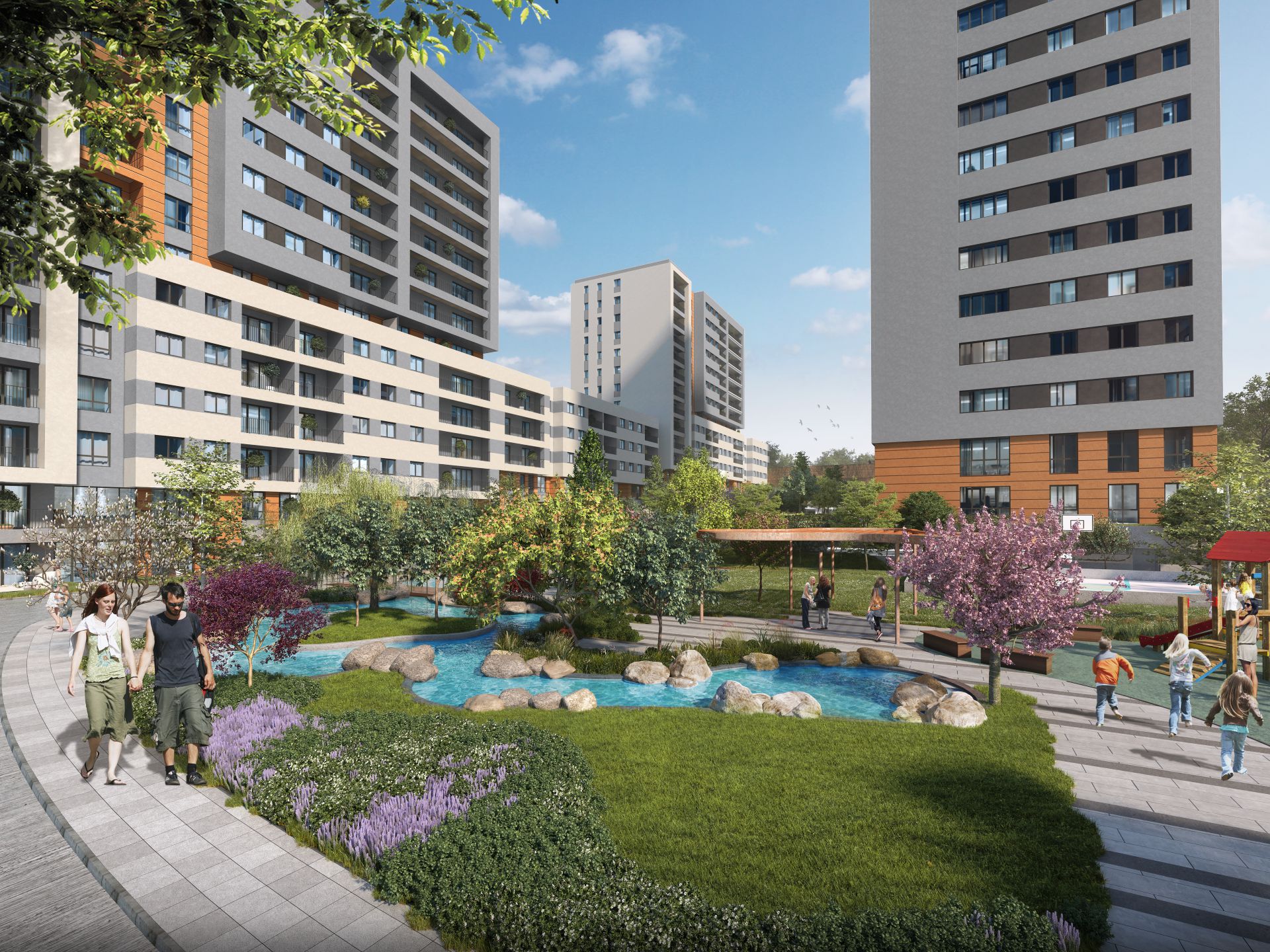 Turkey Nature View Istanbul Apartments - Ponds and water features