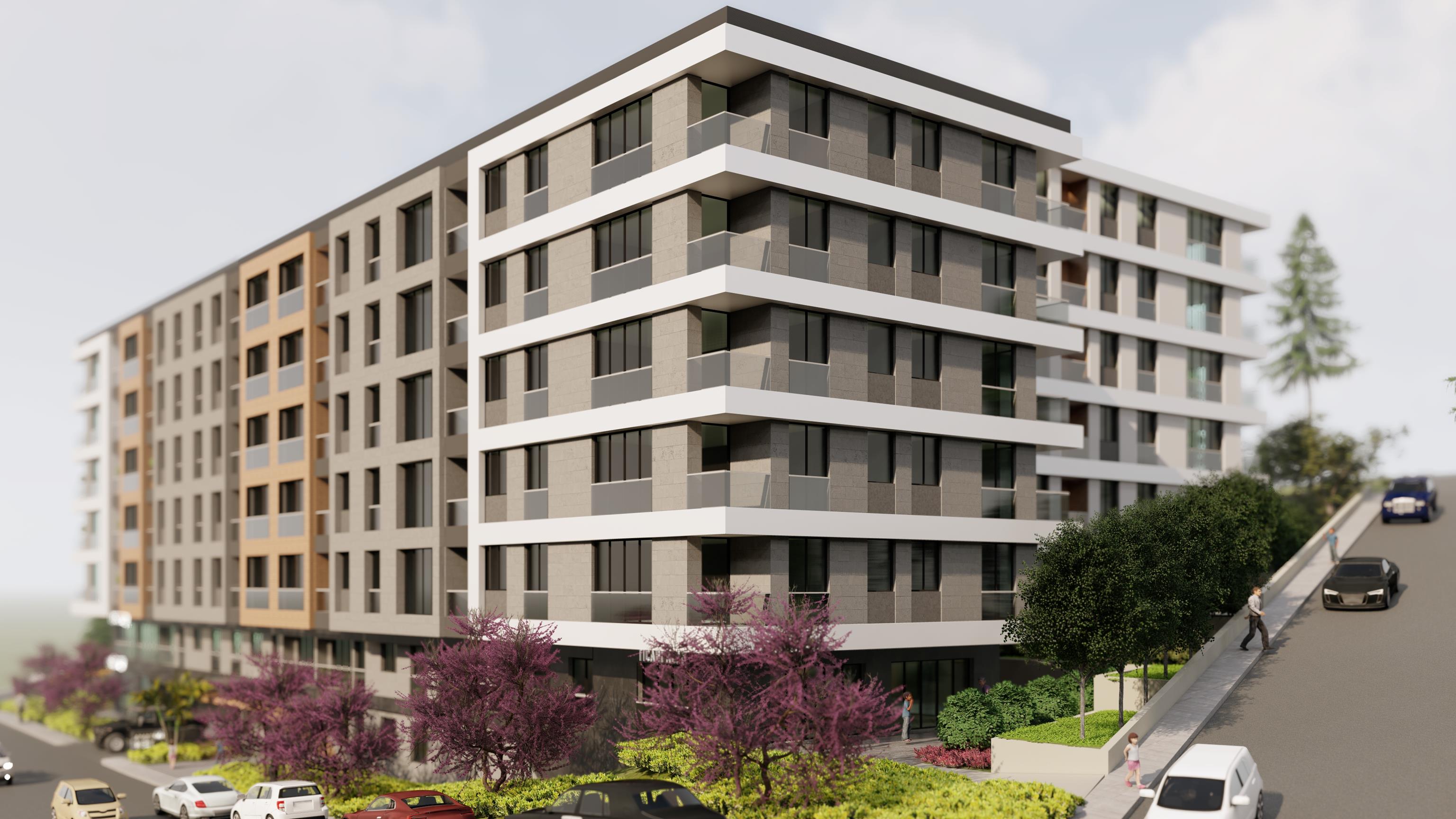 Istanbul Apartments - Near The New Canal - Glass balconies