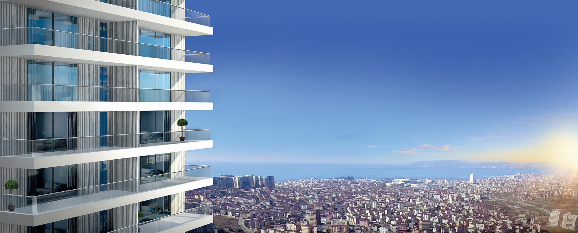 Spa Apartments  - Kadikoy, Istanbul Asia - Sea views from higher floors